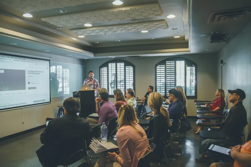 Learning and development training session